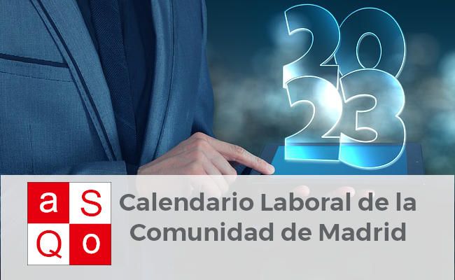 Calendario Laboral Comunidad de Madrid 2023