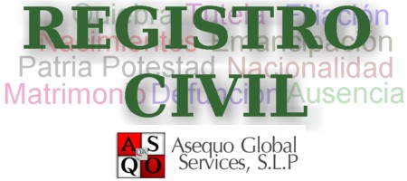 Asequo en el Registro Civil